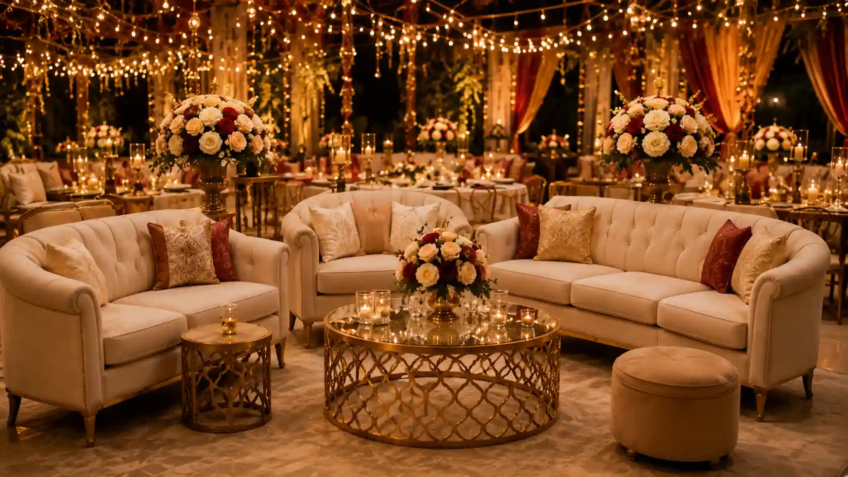 Wedding lounge sofa rentals