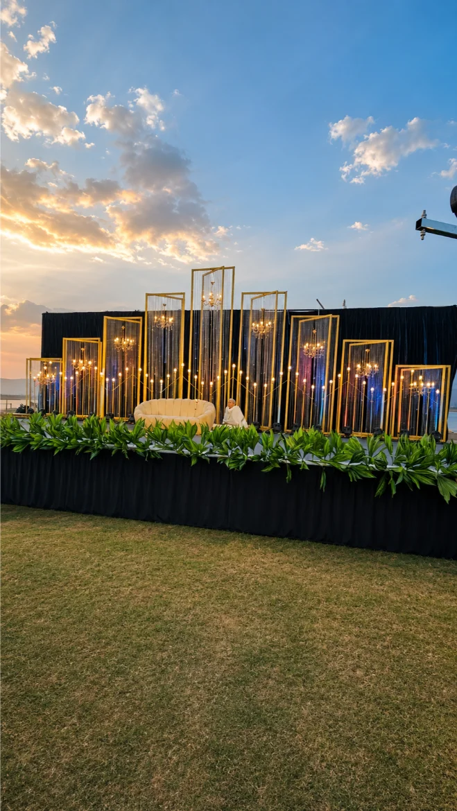 Wedding mandap decor
